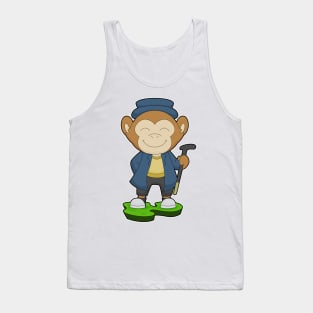 Monkey Pensioner Walking stick Tank Top